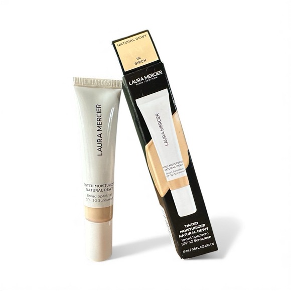 Laura Mercier Tinted Moisturizer Natural Dewy - 1N Birch -Travel Size 0.5 oz NEW - Picture 1 of 1